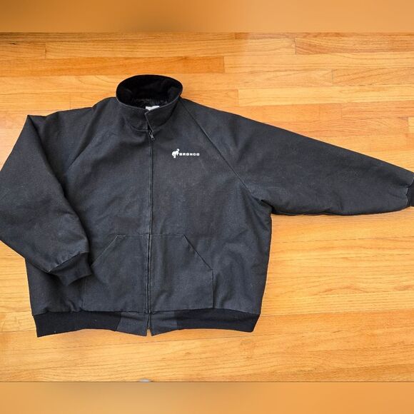 Work bomber canvas coat size XL Outdoor Bronco Corduroy-collar - Picture 2 of 10